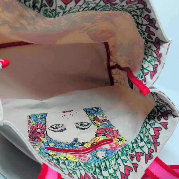 Brighton Love Tote Bag Canvas Large Tweet - Picture 9 of 13